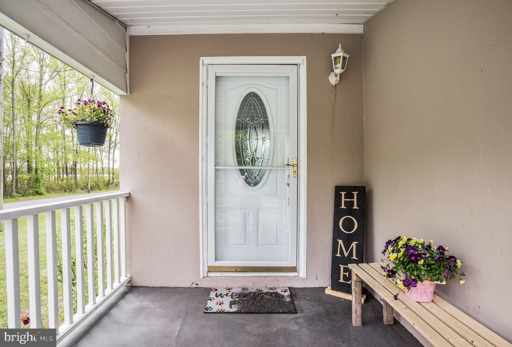 Covered front porch