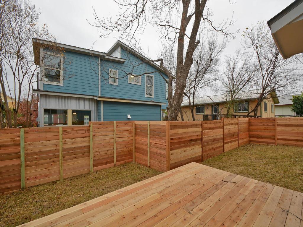 1608 Miriam Avenue, Unit B Austin, TX 78702 - Photo 10 of 10 Deck with a fenced backyard