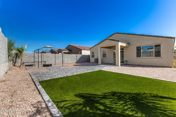 a house view with a outdoor space
