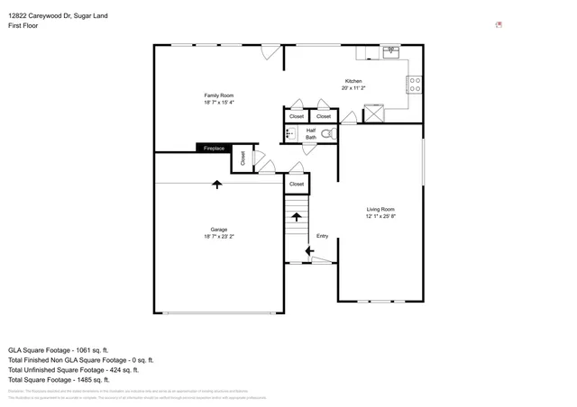 $2,050 | 12822 Careywood Drive, Sugar Land, TX 77478