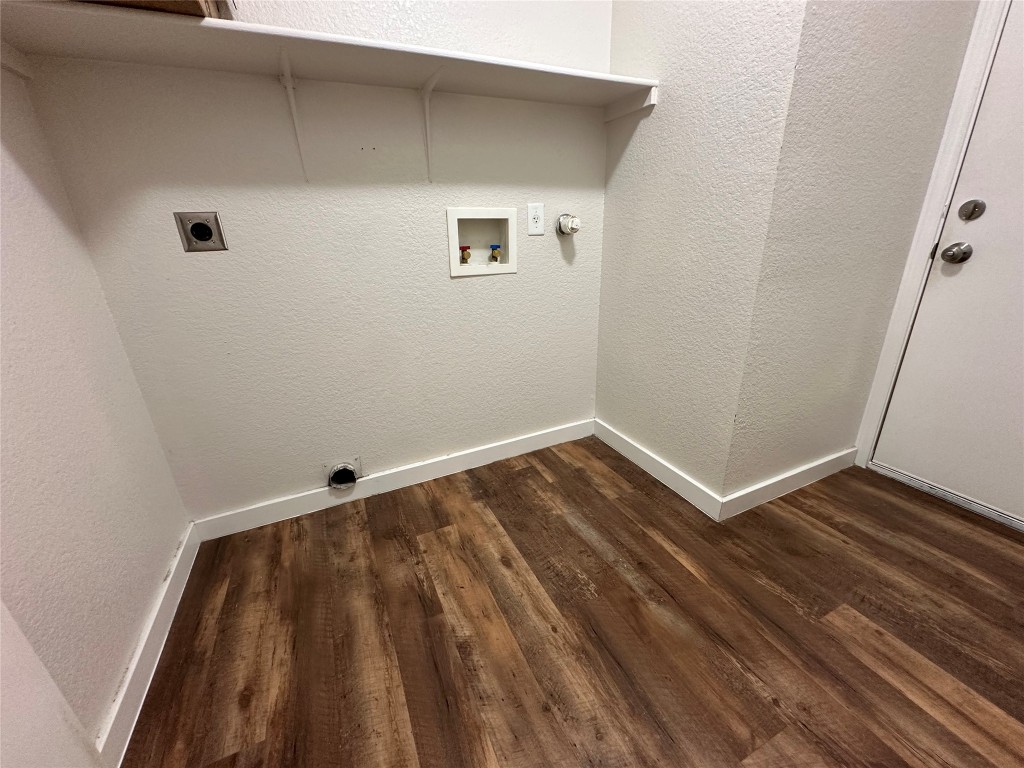 113 Lex Word Kyle, TX 78640 - Photo 17 of 40 a view of small space with racks on the wall