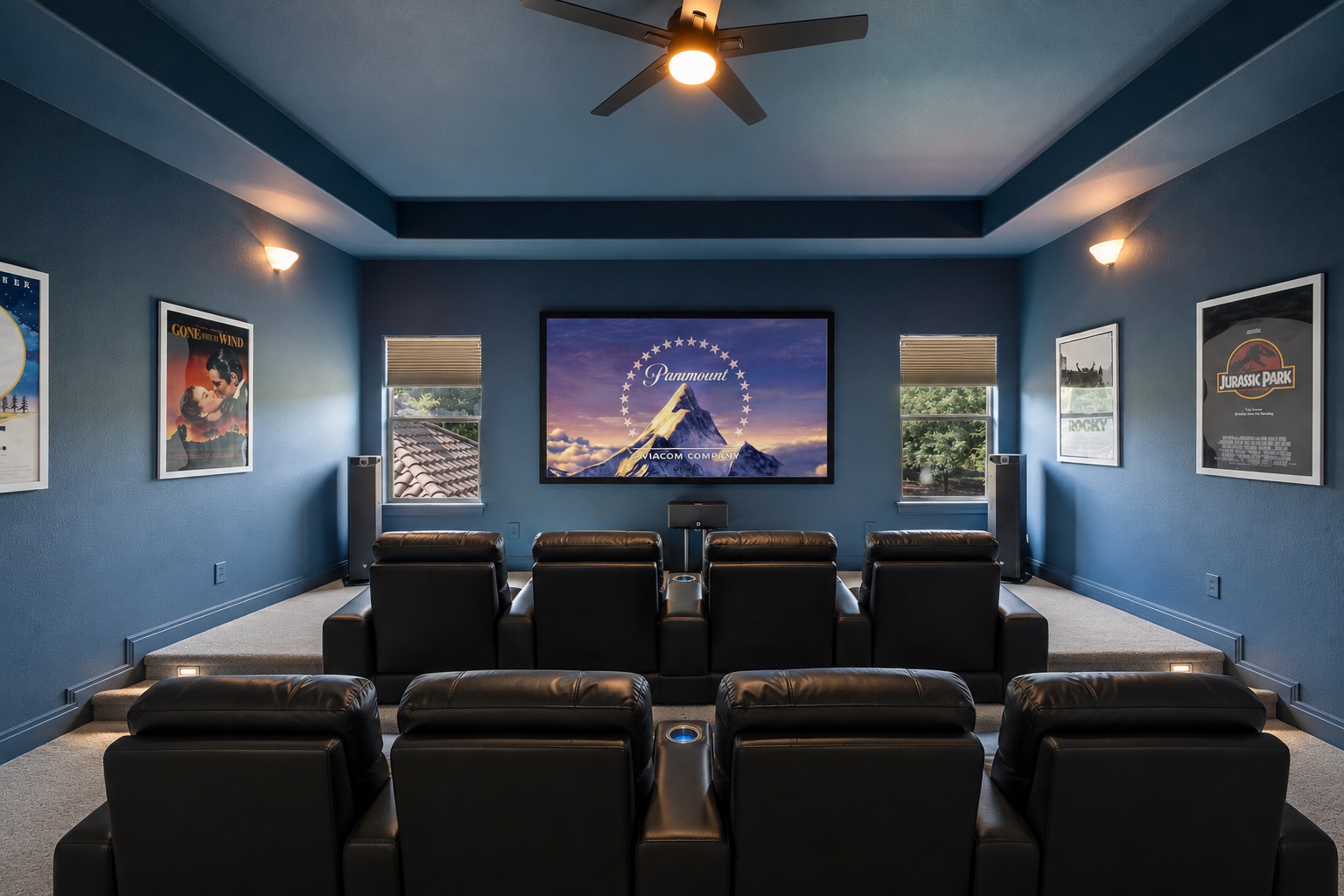 15713 Spillman Ranch Loop Austin, TX 78738 - Photo 20 of 40 *Virtually Staged*
Experience cinematic grandeur in this thoughtfully designed media room, perfect for unforgettable movie nights.