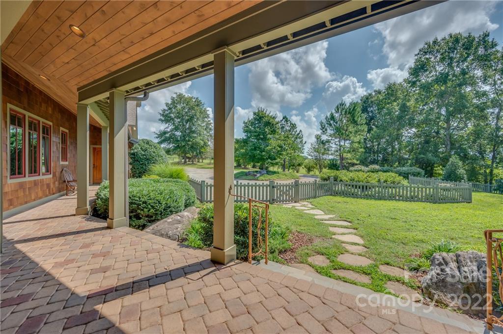 1360 South Phillips Road Columbus, NC 28722 - Photo 10 of 41 a view of a porch with a backyard