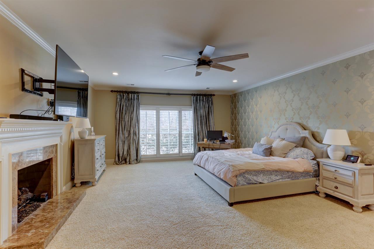 2420 Johnson Road Germantown, TN 38139 - Photo 16 of 25 Peaceful retreat with a fireplace. Also a door from the bedroom leads out to a private patio.
