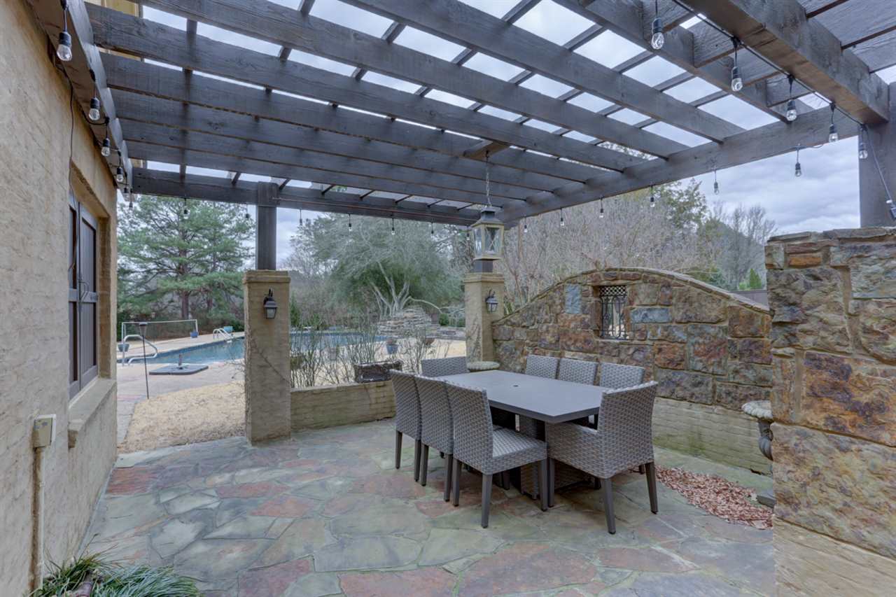 2420 Johnson Road Germantown, TN 38139 - Photo 18 of 25 Relaxing patio off Master Bedroom for early morning coffee or can be used for overflow guest when having a pool party.