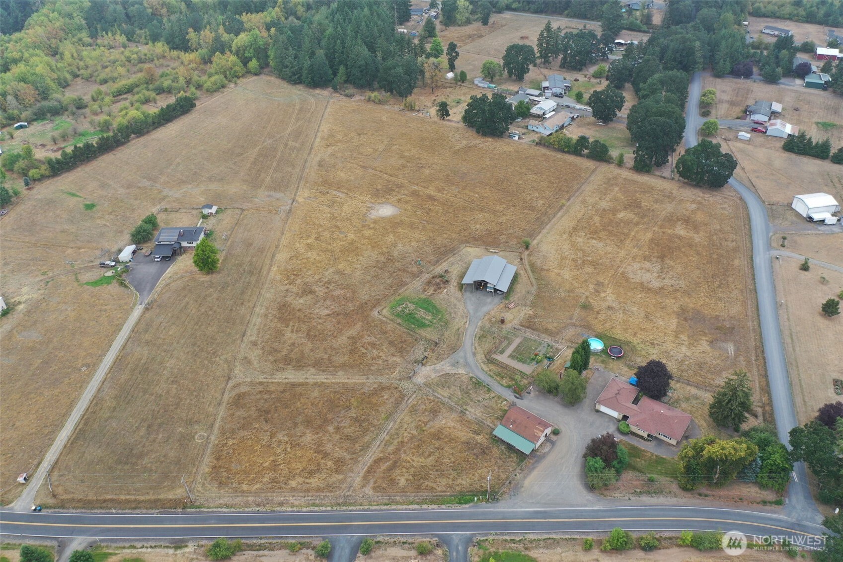 142 Drews Prairie Road Toledo, WA 98591 - Photo 32 of 33 an aerial view of a house with a yard