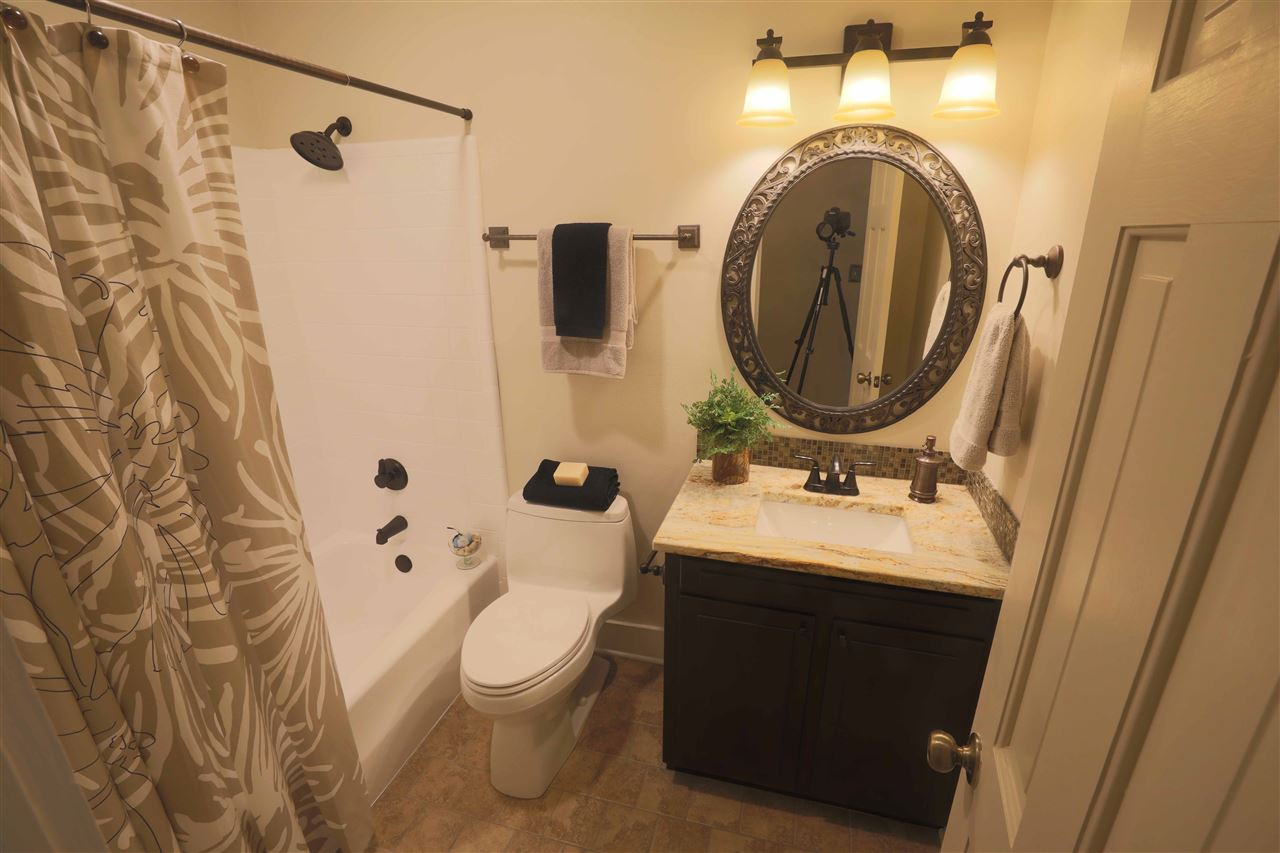 2017 Mallard Lane Raleigh, NC 27609 - Photo 23 of 25 New sink, granite countertop, tile floor. Hall Bathroom on 2nd Floor