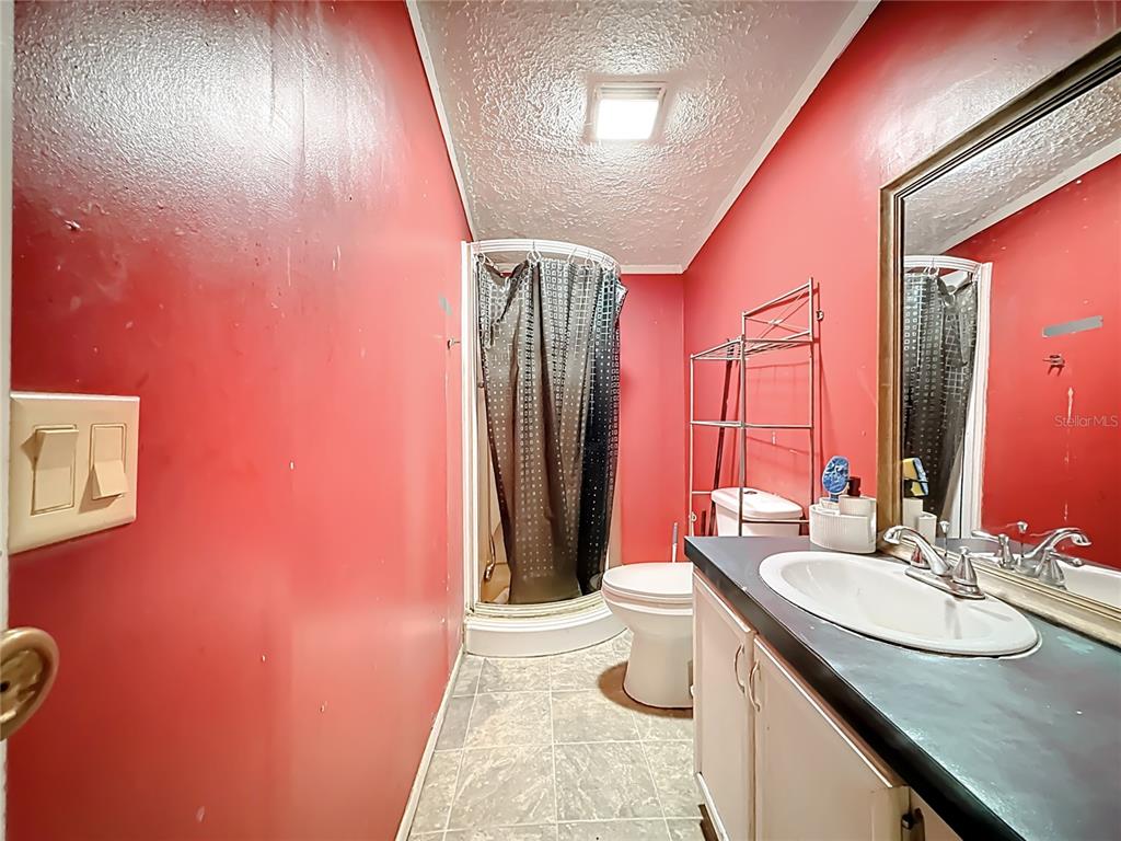 2414 Brock Road Plant City, FL 33565 - Photo 37 of 63 a bathroom with a granite countertop sink and a mirror