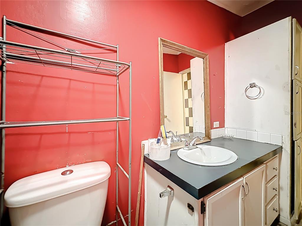 2414 Brock Road Plant City, FL 33565 - Photo 39 of 63 a bathroom with a sink vanity mirror and toilet