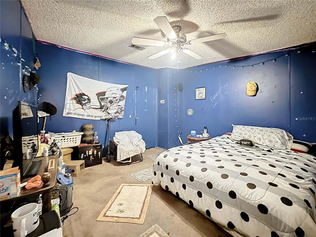 2414 Brock Road Plant City, FL 33565 - Photo 47 of 63 a bedroom with a bed and a chandelier