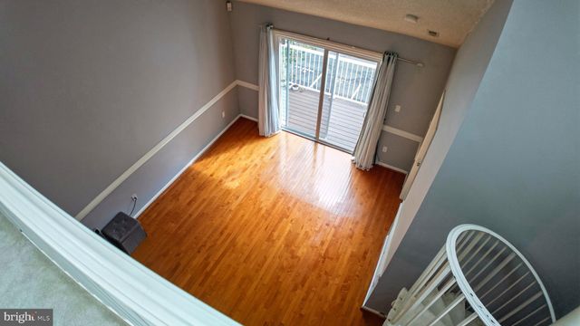 a view of entryway and workspace