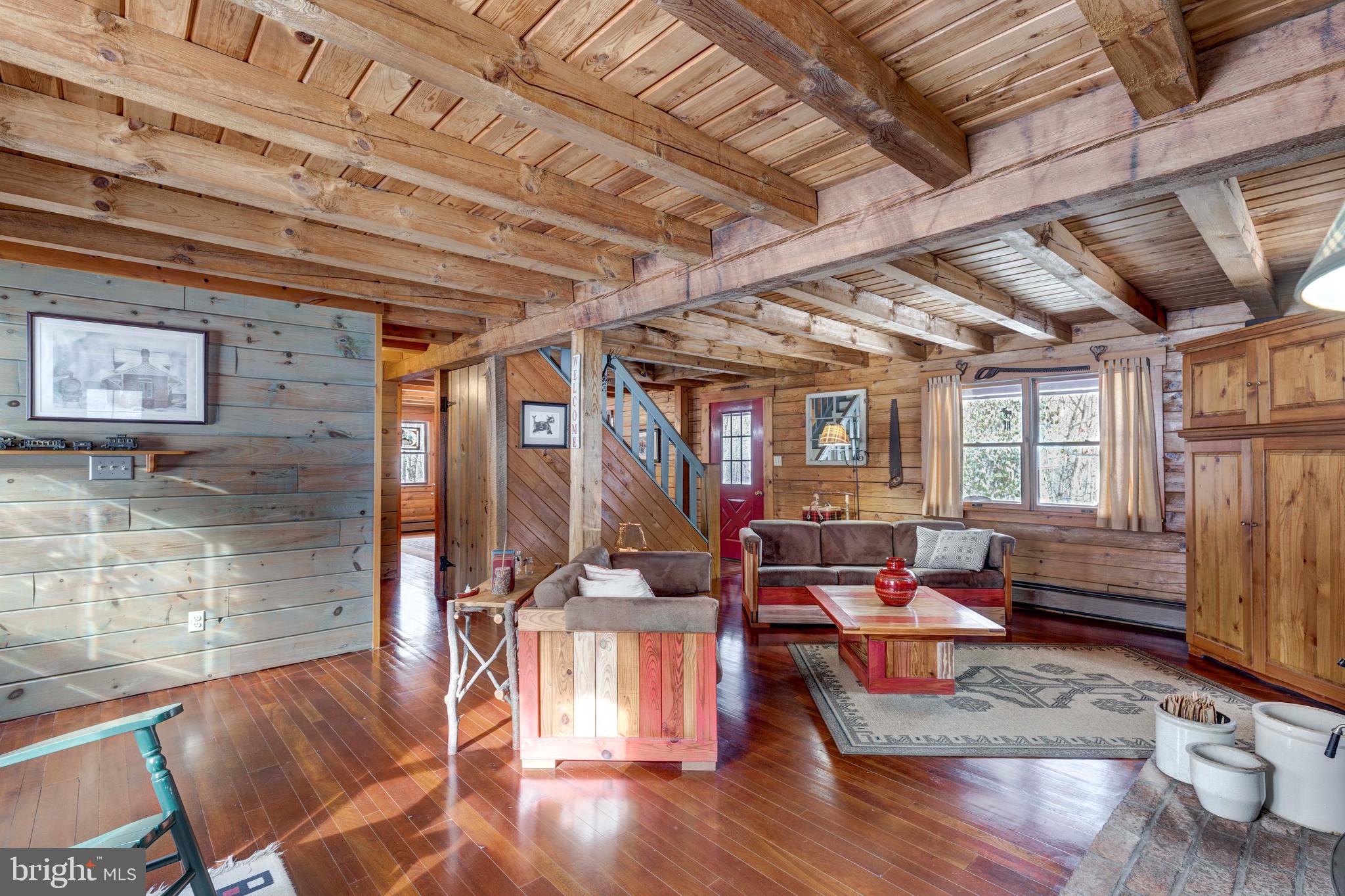 385 Silver Run Valley Road Westminster, MD 21158 - Photo 18 of 59 a living room with fireplace furniture and a wooden floor