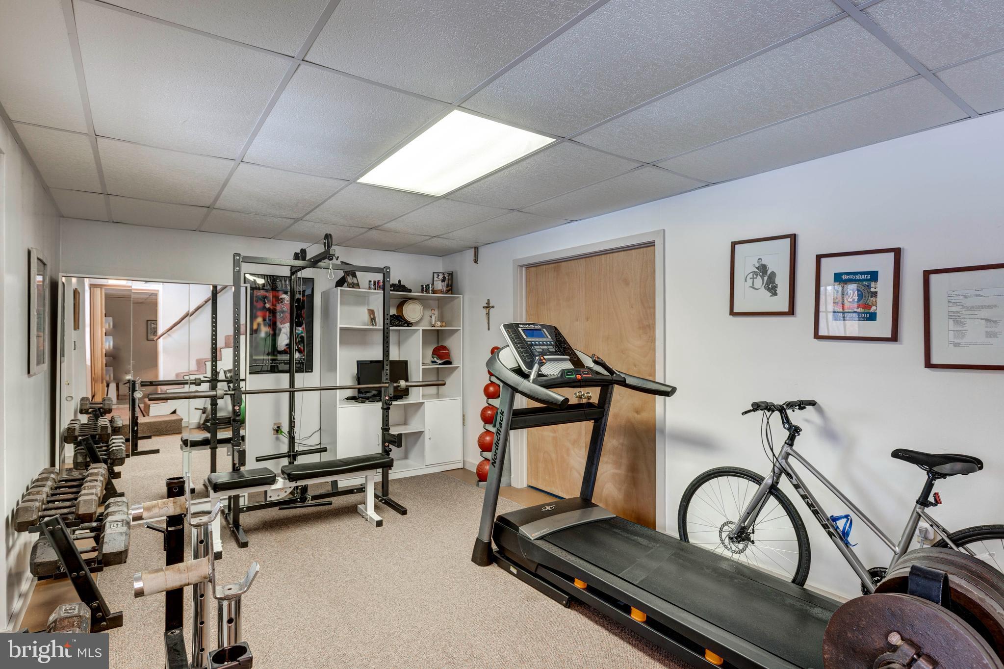 385 Silver Run Valley Road Westminster, MD 21158 - Photo 49 of 59 a view of a room with gym equipment