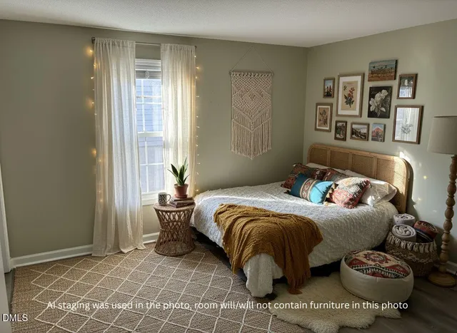 a room with furniture and wooden floor