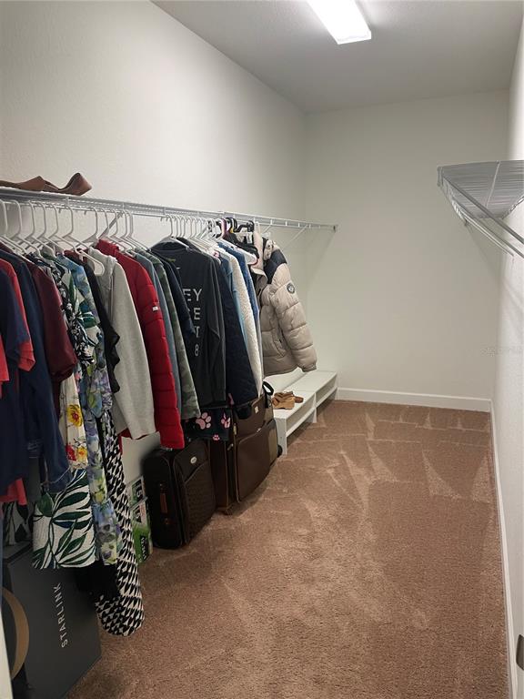 33 Deer Road Frostproof, FL 33843 - Photo 27 of 64 a view of walk in closet with clothes and shoes