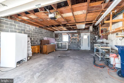 a view of a storage room