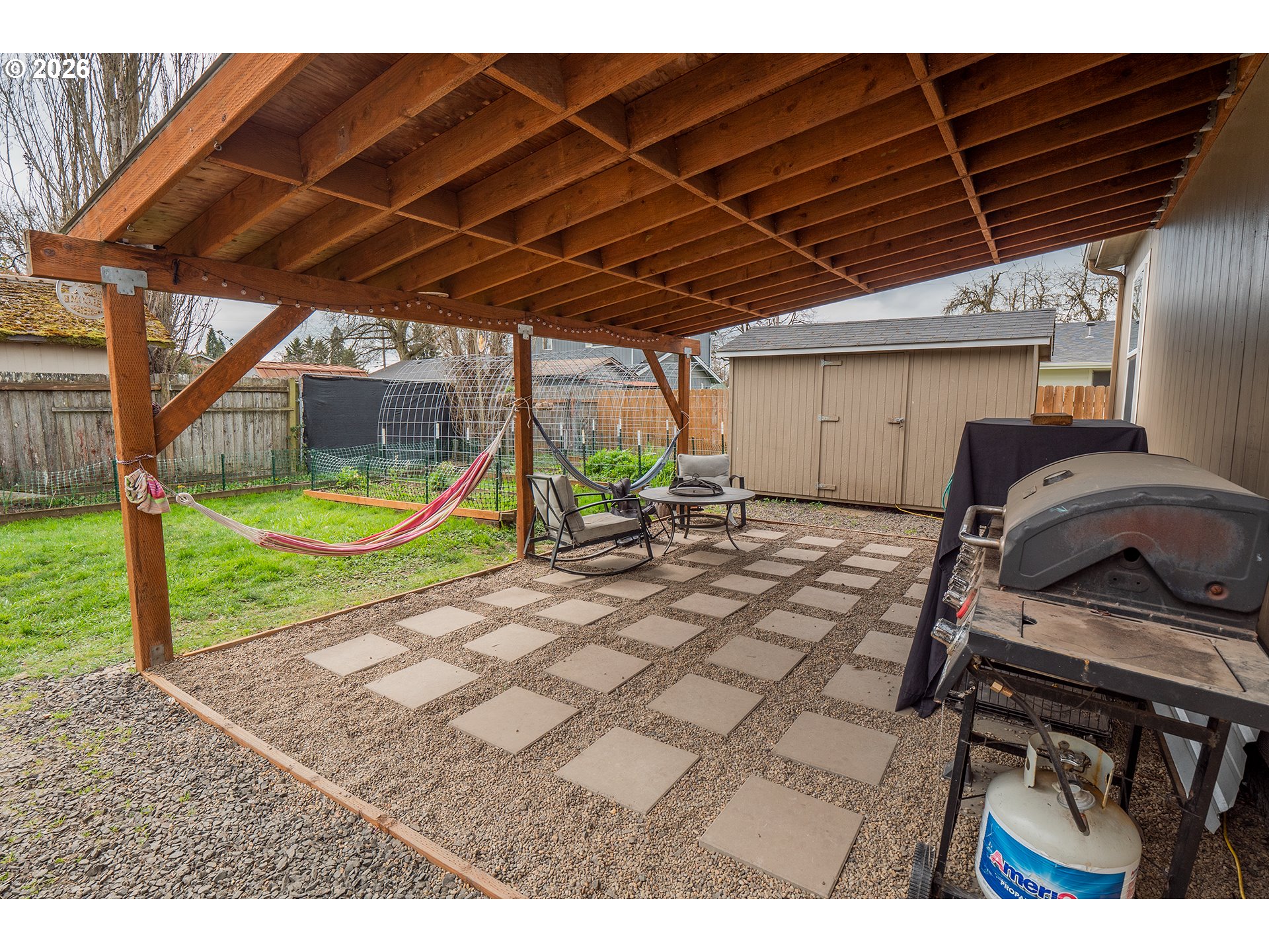 628 Stanley Lane Harrisburg, OR 97446 - Photo 27 of 32 a view of a sink and chairs in patio