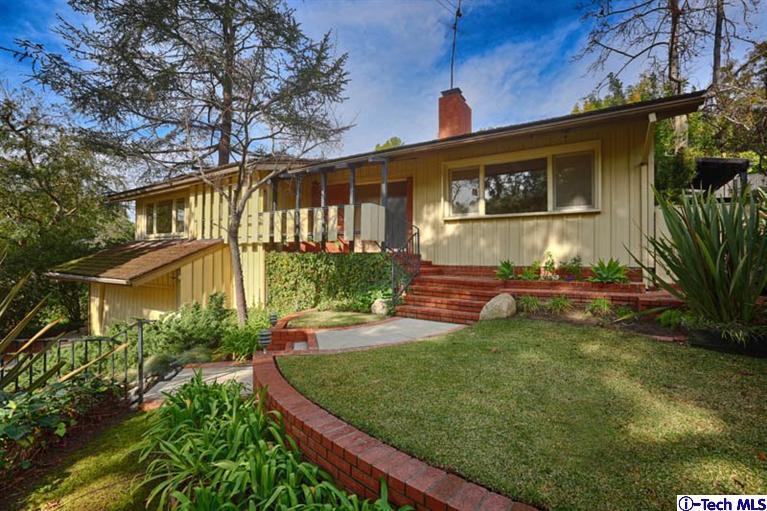 1011 Hillside Terrace Pasadena, CA 91105 - Photo 2 of 32 a front view of a house with garden