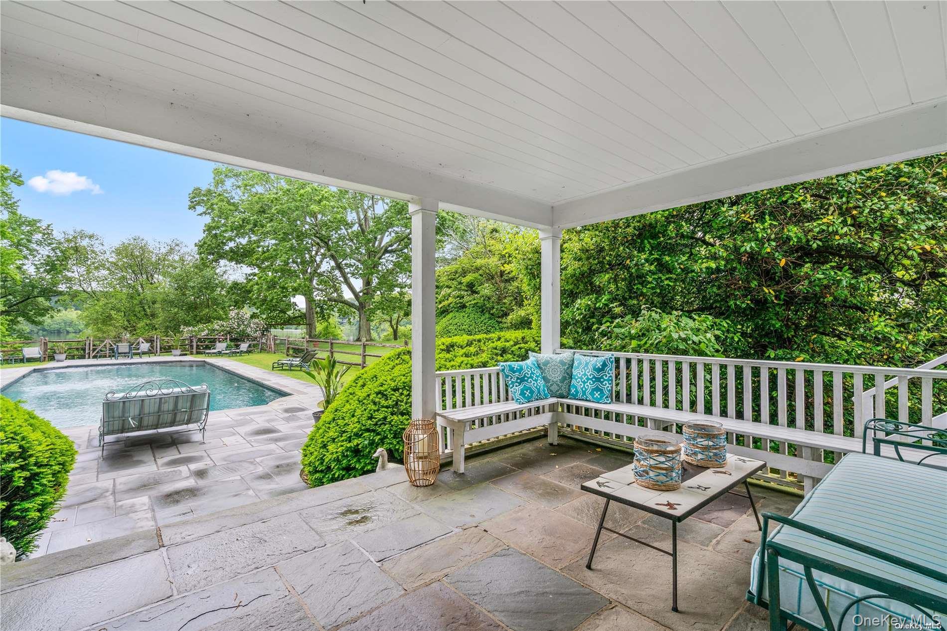 200 Cleft Road Mill Neck, NY 11765 - Photo 28 of 36 Covered Porch to Pool House