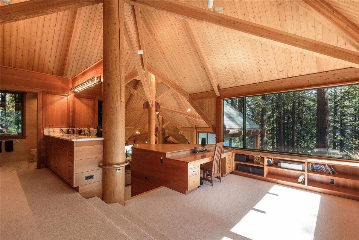 9 Summit Road Woodside, CA 94062 - Photo 11 of 38 a view of a living room with furniture