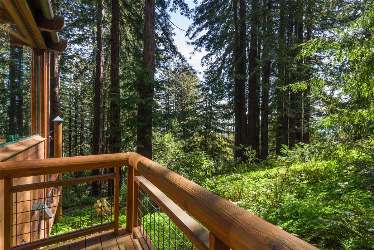 9 Summit Road Woodside, CA 94062 - Photo 31 of 38 a view of balcony