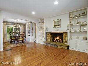 201 Shore Road Greenwich, CT 06830 - Photo 17 of 29 a view of a livingroom with furniture and a fireplace