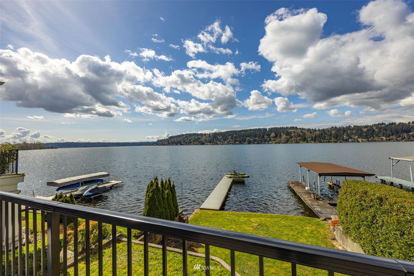 6631 Ripley Ln S East Renton, WA 98056 - Photo 17 of 34 a view of a lake from a balcony