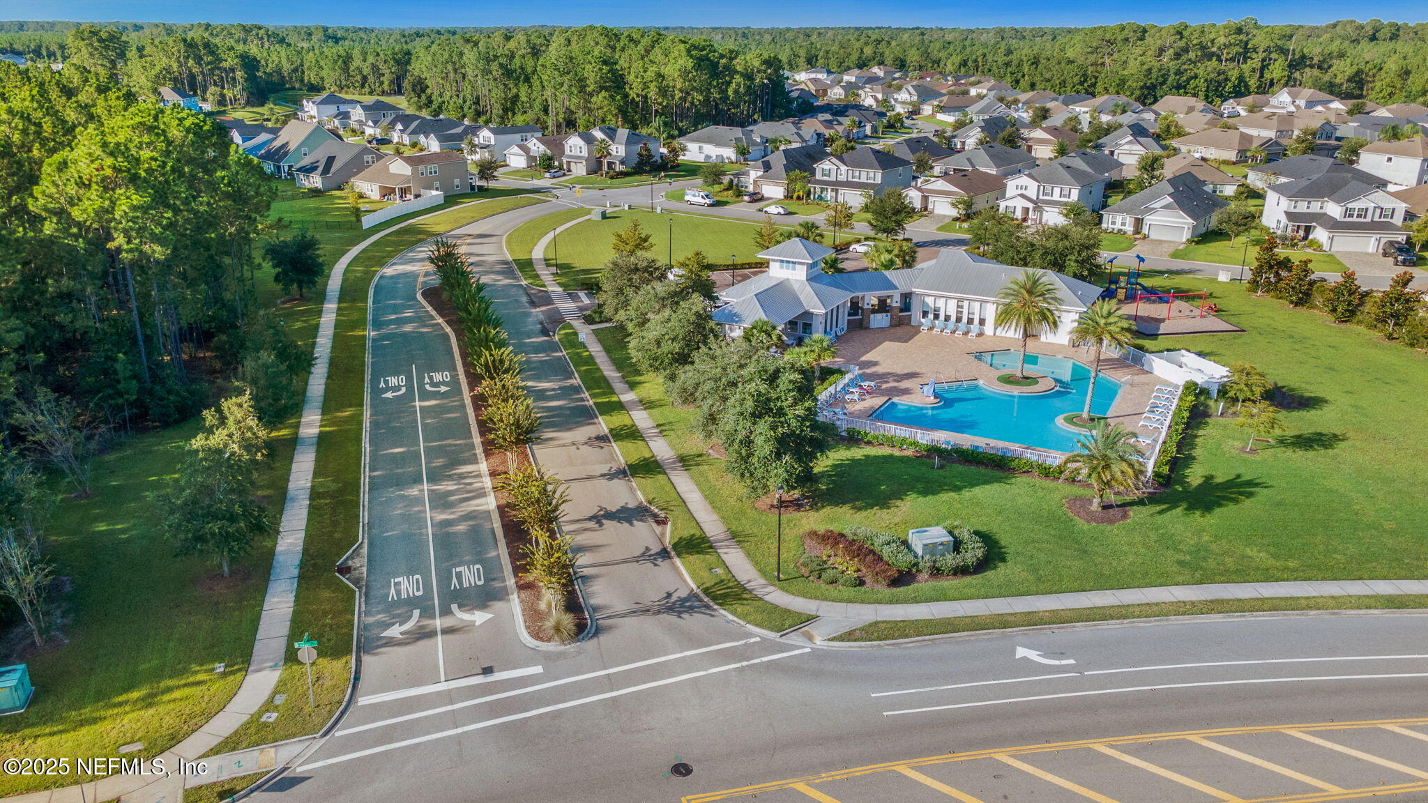 52 Opal Way St. Augustine, FL 32086 - Photo 44 of 55 an aerial view of residential house with outdoor space and parking