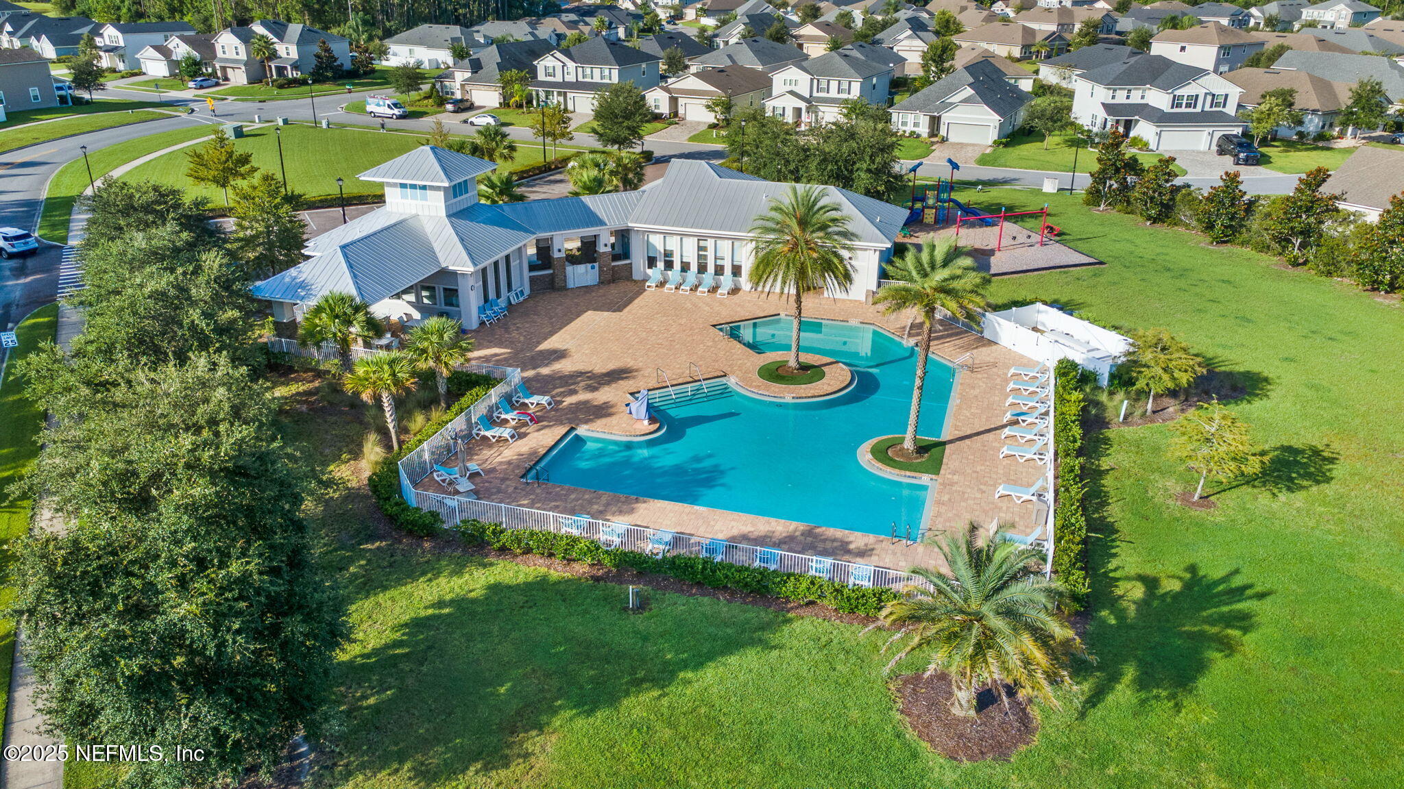 52 Opal Way St. Augustine, FL 32086 - Photo 45 of 55 an aerial view of a house with yard swimming pool and outdoor seating