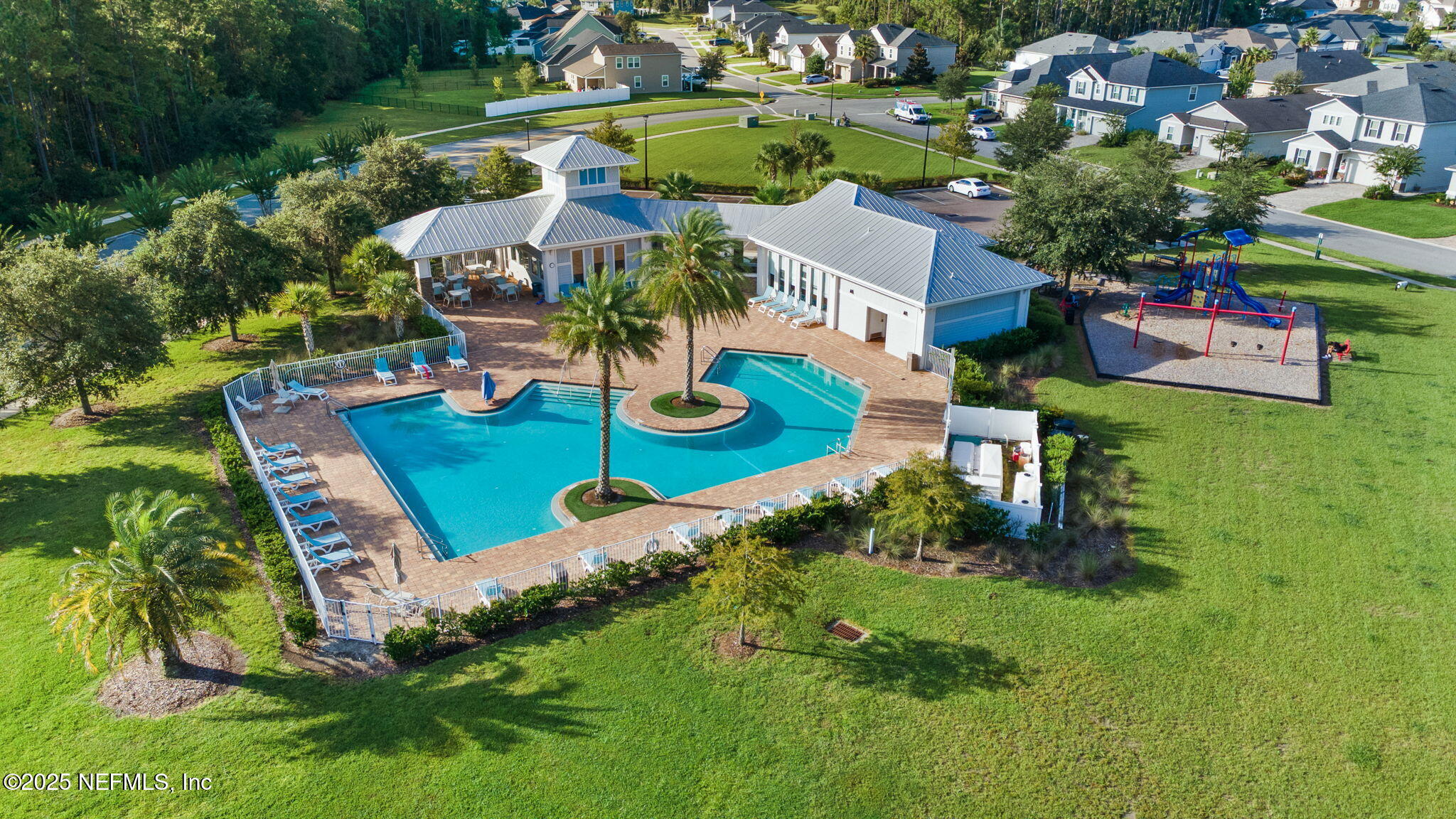 52 Opal Way St. Augustine, FL 32086 - Photo 46 of 55 an aerial view of residential house with outdoor space and lake view