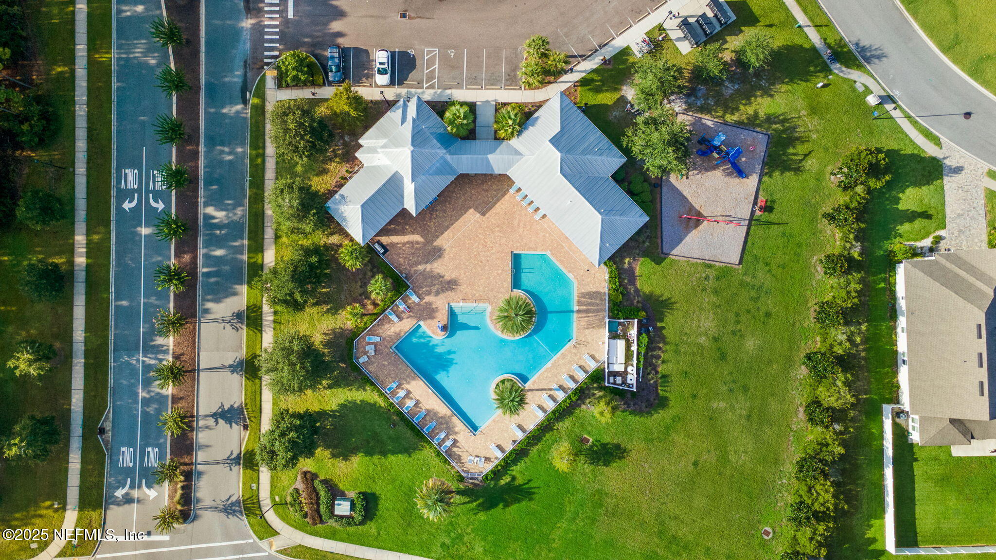 52 Opal Way St. Augustine, FL 32086 - Photo 47 of 55 an aerial view of residential house with outdoor space and swimming pool