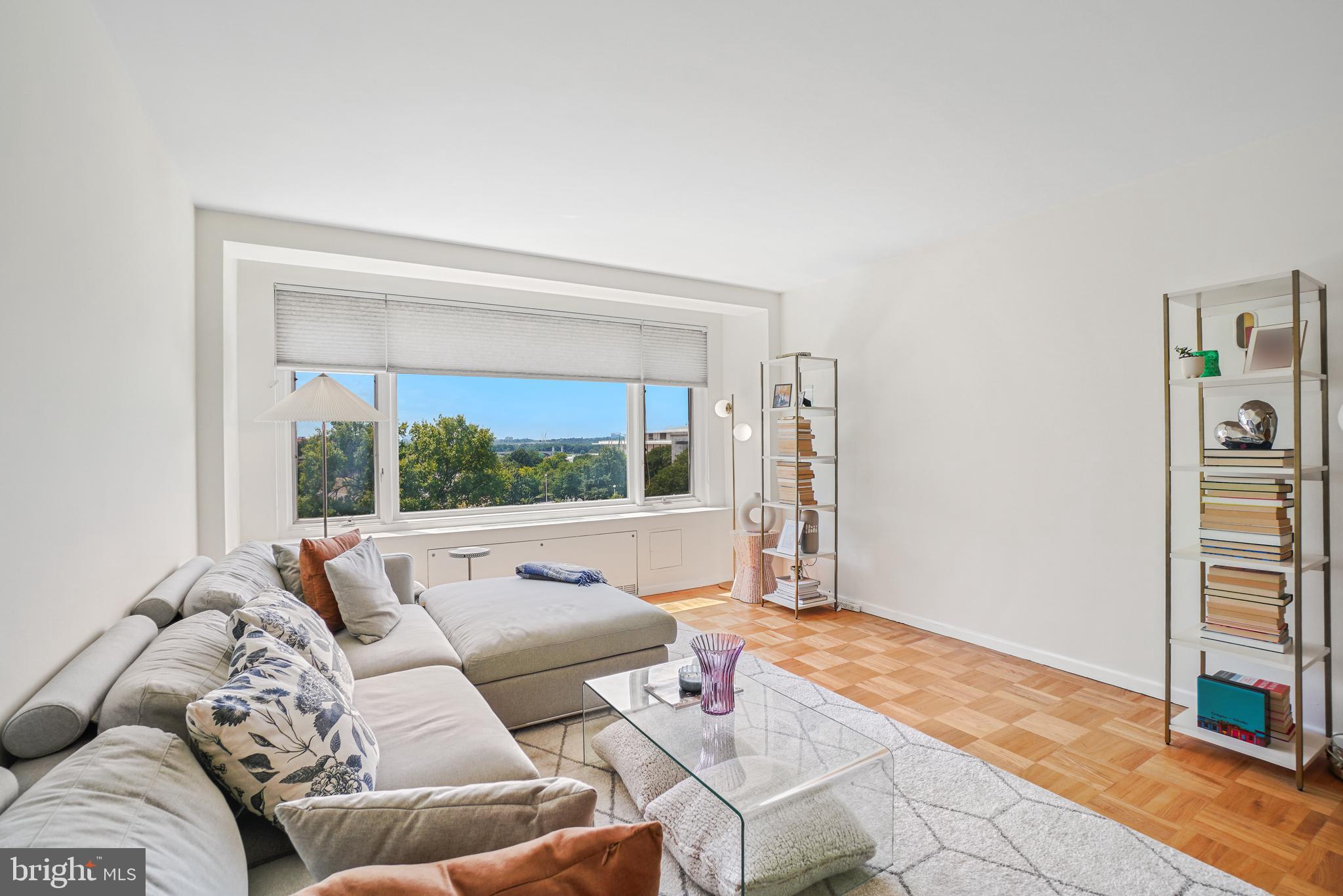 2475 Virginia Avenue Northwest, Unit 728 Washington, DC 20037 - Photo 8 of 32 a living room with furniture and a window