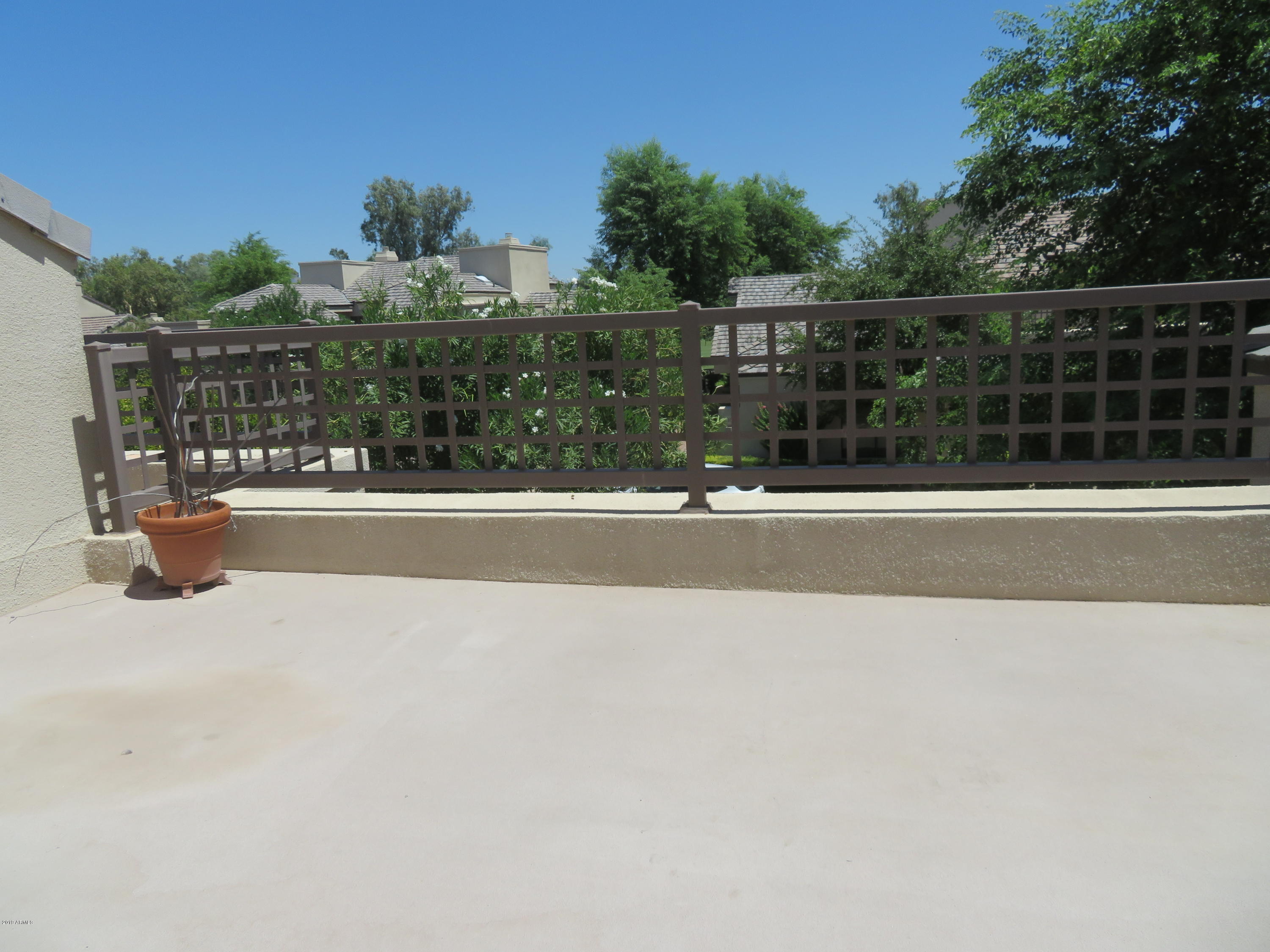 7272 East Gainey Ranch Road, Unit 126 Scottsdale, AZ 85258 - Photo 41 of 56 OVERSIZED PATIO OFF 2ND MASTER