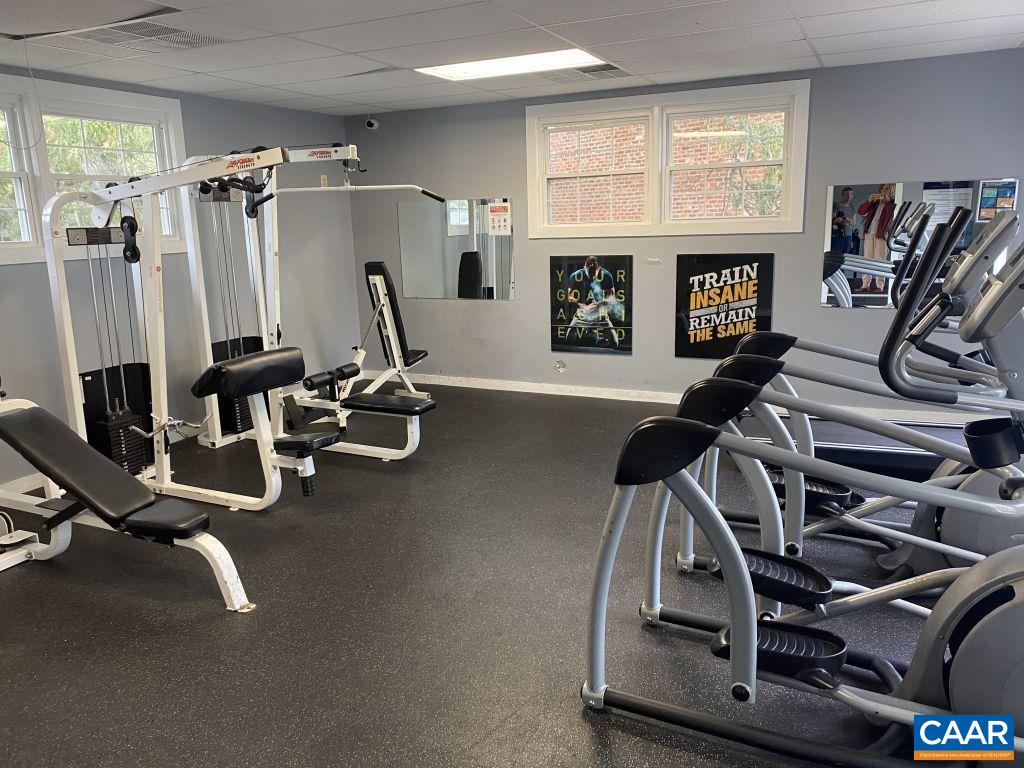 455 Burgoyne Road, Unit 8 Charlottesville, VA 22901 - Photo 9 of 12 a view of a room with gym equipment