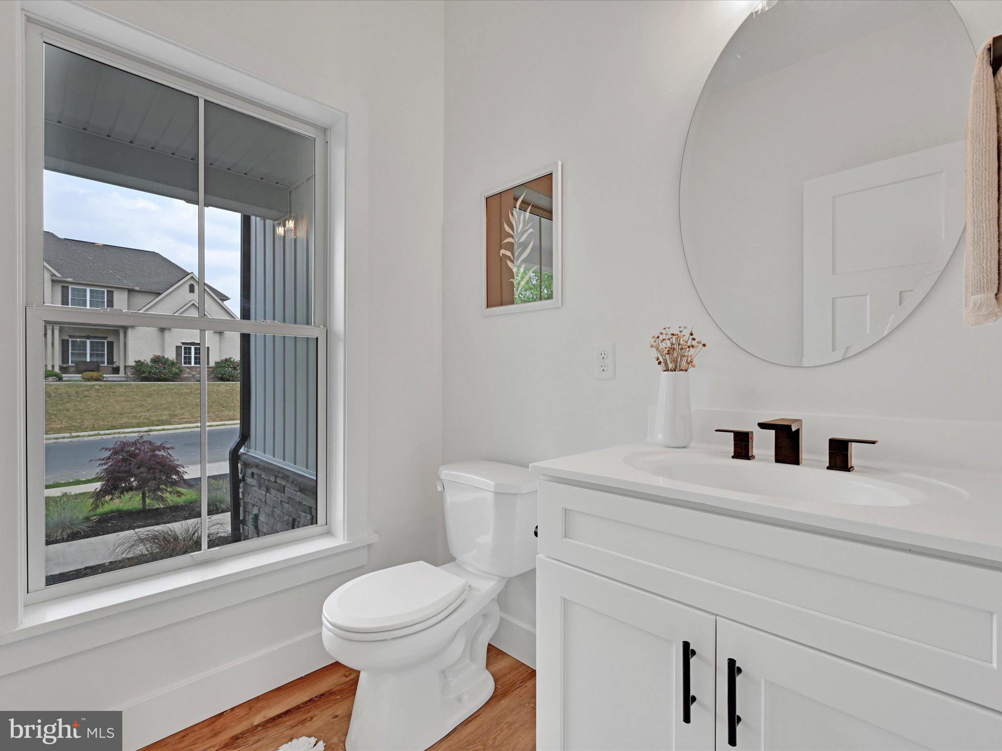 335 Royal Hunt Way Lititz, PA 17543 - Photo 13 of 49 a bathroom with a sink a toilet and a mirror