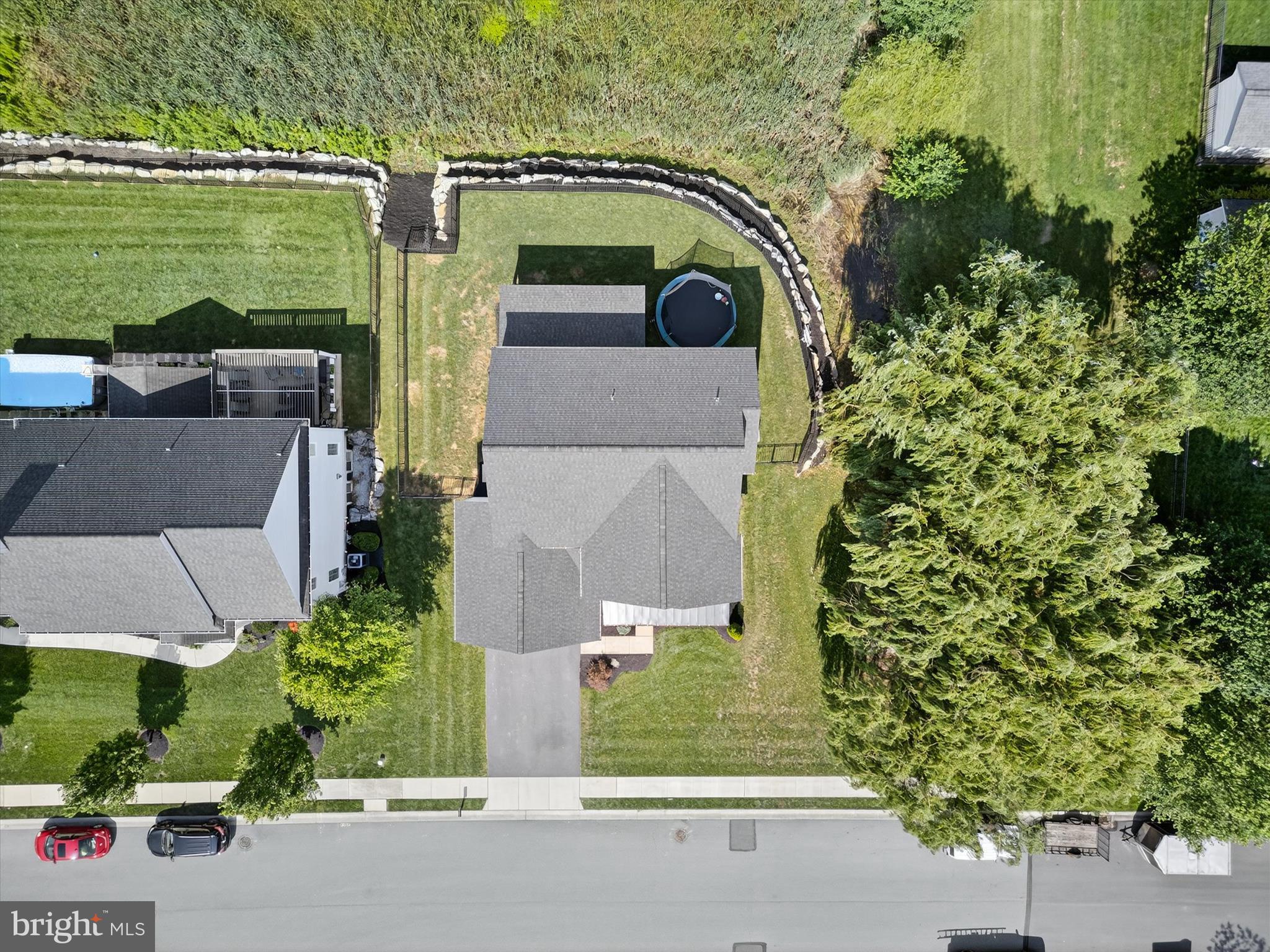335 Royal Hunt Way Lititz, PA 17543 - Photo 47 of 49 an aerial view of a house with a yard basket ball court and outdoor seating