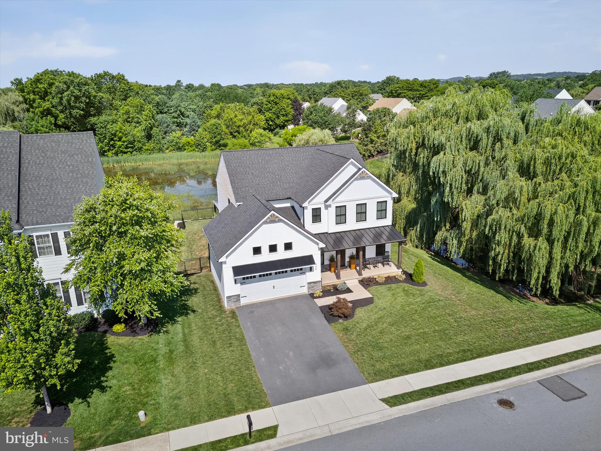 335 Royal Hunt Way Lititz, PA 17543 - Photo 6 of 49 an aerial view of a house with garden space and street view