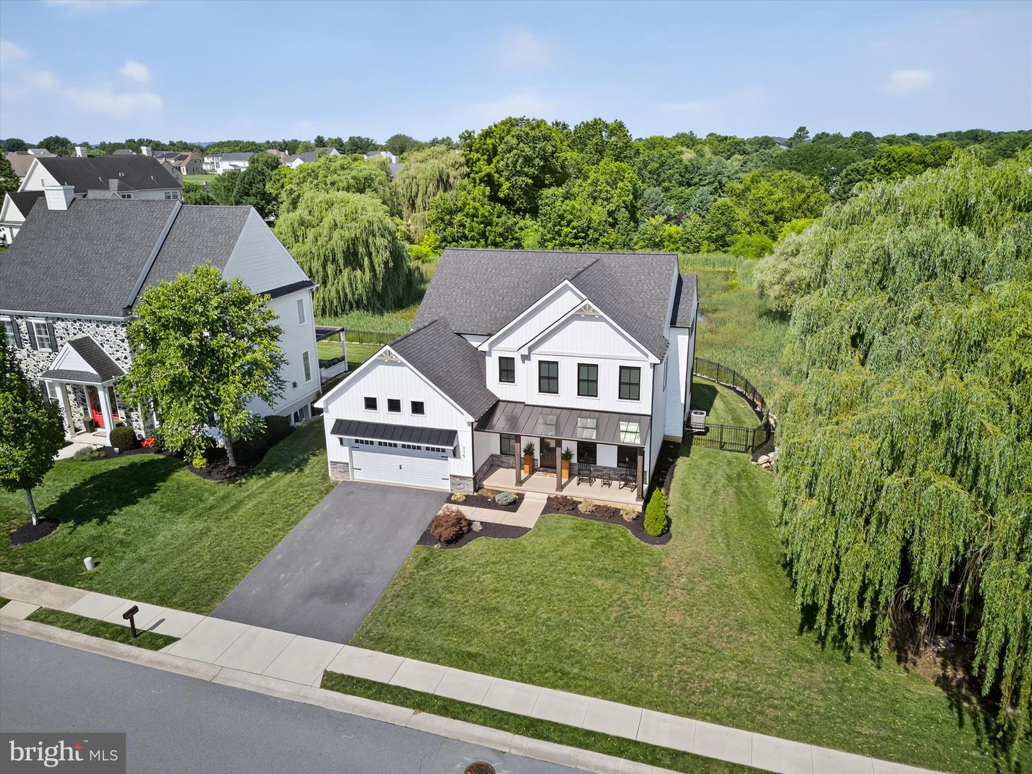 335 Royal Hunt Way Lititz, PA 17543 - Photo 7 of 49 an aerial view of a house with a yard