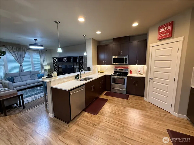 a close view of closet