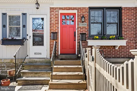 a front view of a house with a window