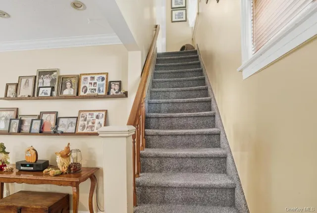 a view of entryway and workspace