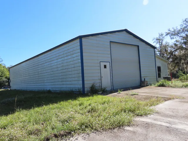 a backyard of a house