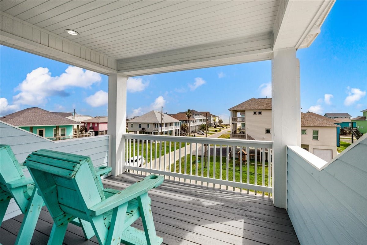 839 Eastview Crystal Beach, TX 77650 - Photo 35 of 44 a view of a balcony with furniture