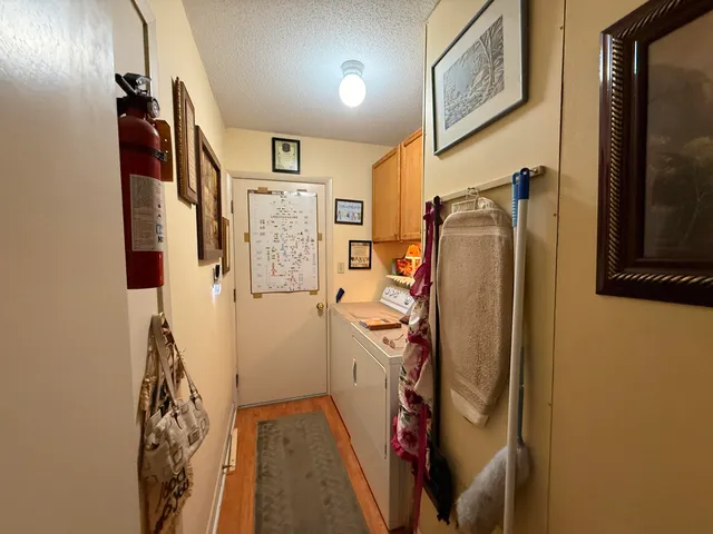 a view of a walk in closet