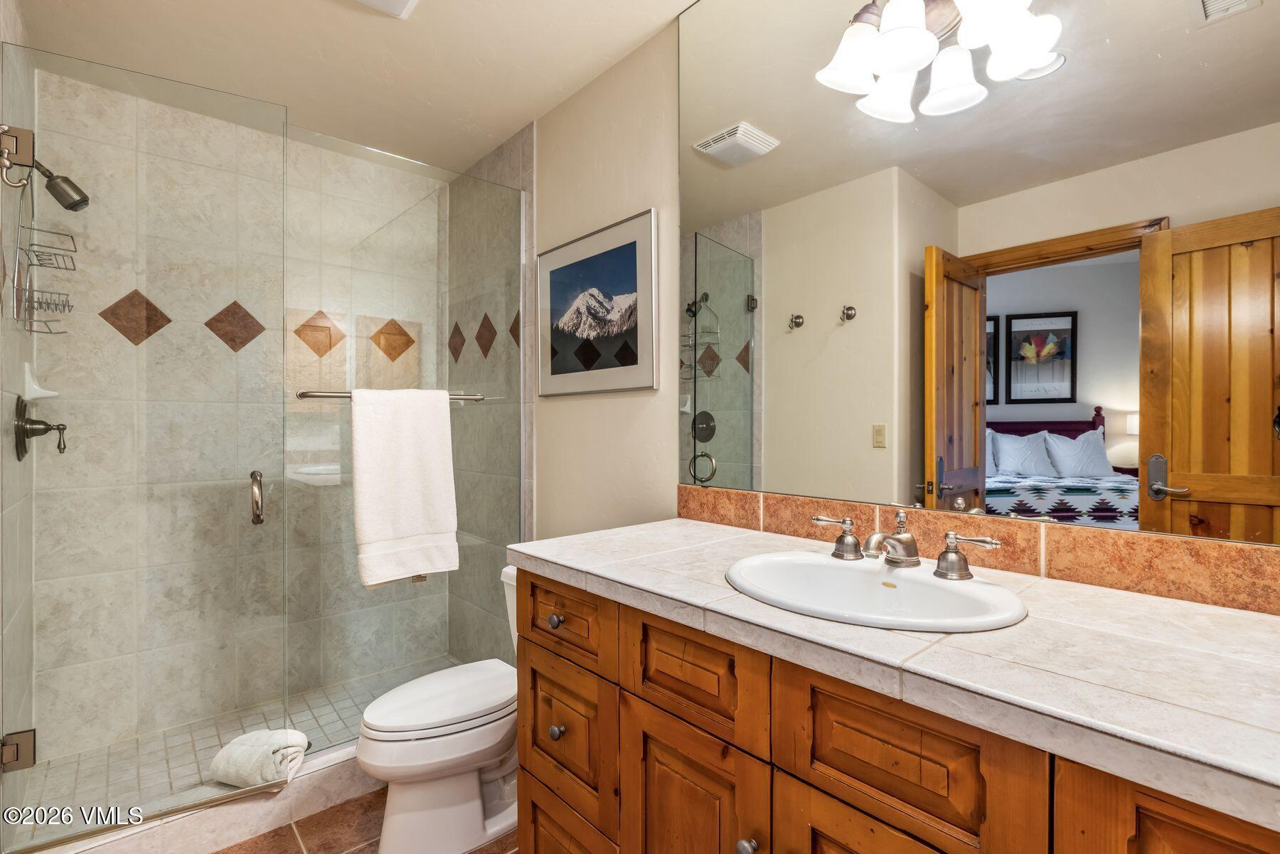 62 Elk Run Edwards, CO 81632 - Photo 29 of 43 a bathroom with a sink toilet and shower
