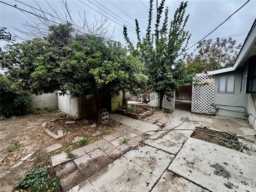 9 Dunlap Street Bakersfield, CA 93309 - Photo 21 of 22 a view of a backyard with a tree