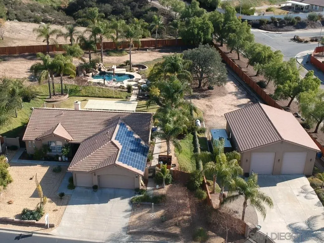 17272 Prairie Mile Road Ramona, CA 92065 - Photo 3 of 51 an aerial view of a house with garden space and street view