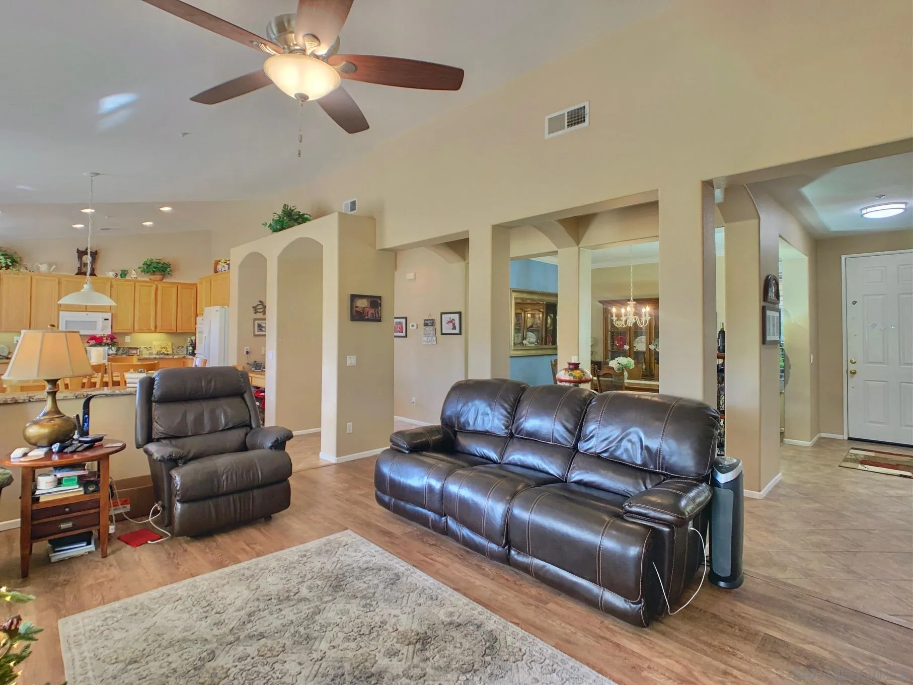 17272 Prairie Mile Road Ramona, CA 92065 - Photo 10 of 51 a living room with furniture and a chandelier