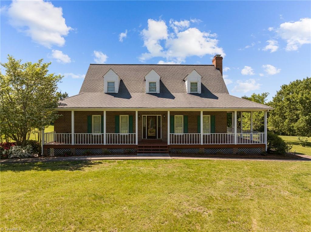 Front view of the home.