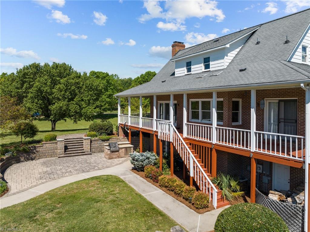 130 Deer Path Summerfield, NC 27358 - Photo 39 of 50 Another angle showing private backyard with mature trees.